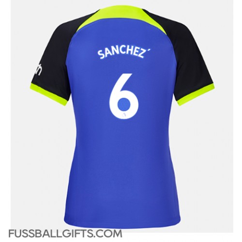 Tottenham Hotspur Davinson Sanchez #6 Fußballbekleidung Auswärtstrikot Damen 2022-23 Kurzarm